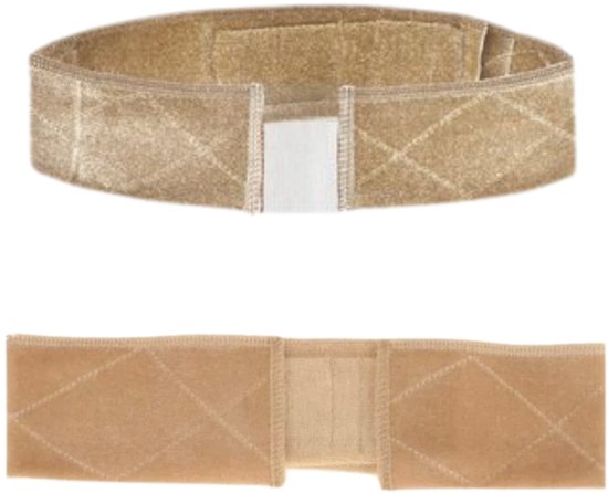 Thef pruikband fluweel antislip met lace 2 stuks - Blond met lace