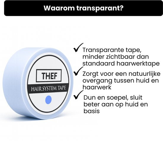 Thef haarwerk tape transparant - galerij 16