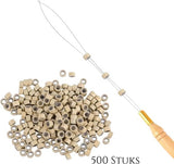 Thef micro rings 500 pieces with loop needle