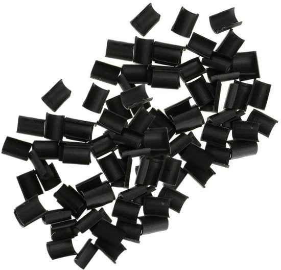 Thef keratine bondjes 100 stuks - Zwart
