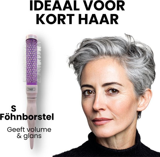 Thef föhnborstel maat S, ideaal voor kort haar
