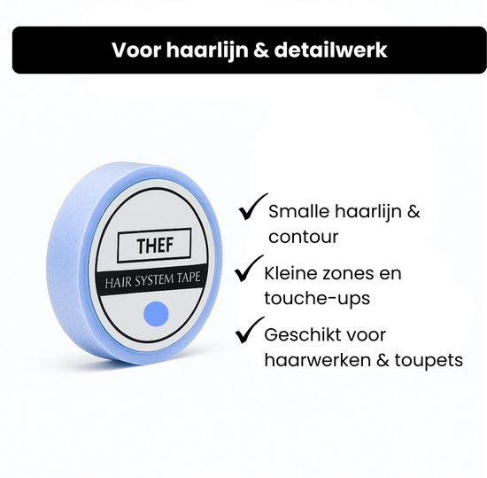 Thef haarwerk tape voor haarlijn en detailwerk