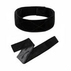 Thef pruikband fluweel antislip 2 stuks - Zwart