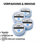 Verpakking en inhoud Thef haarwerk tape: 1 rol, 3 yard