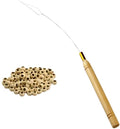 Thef nanoringen 200 stuks met loopnaald - 200 + 1 loopnaald / Blond