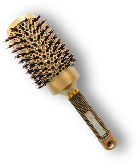 Thef keramische föhnborstel goud - Goud / XL