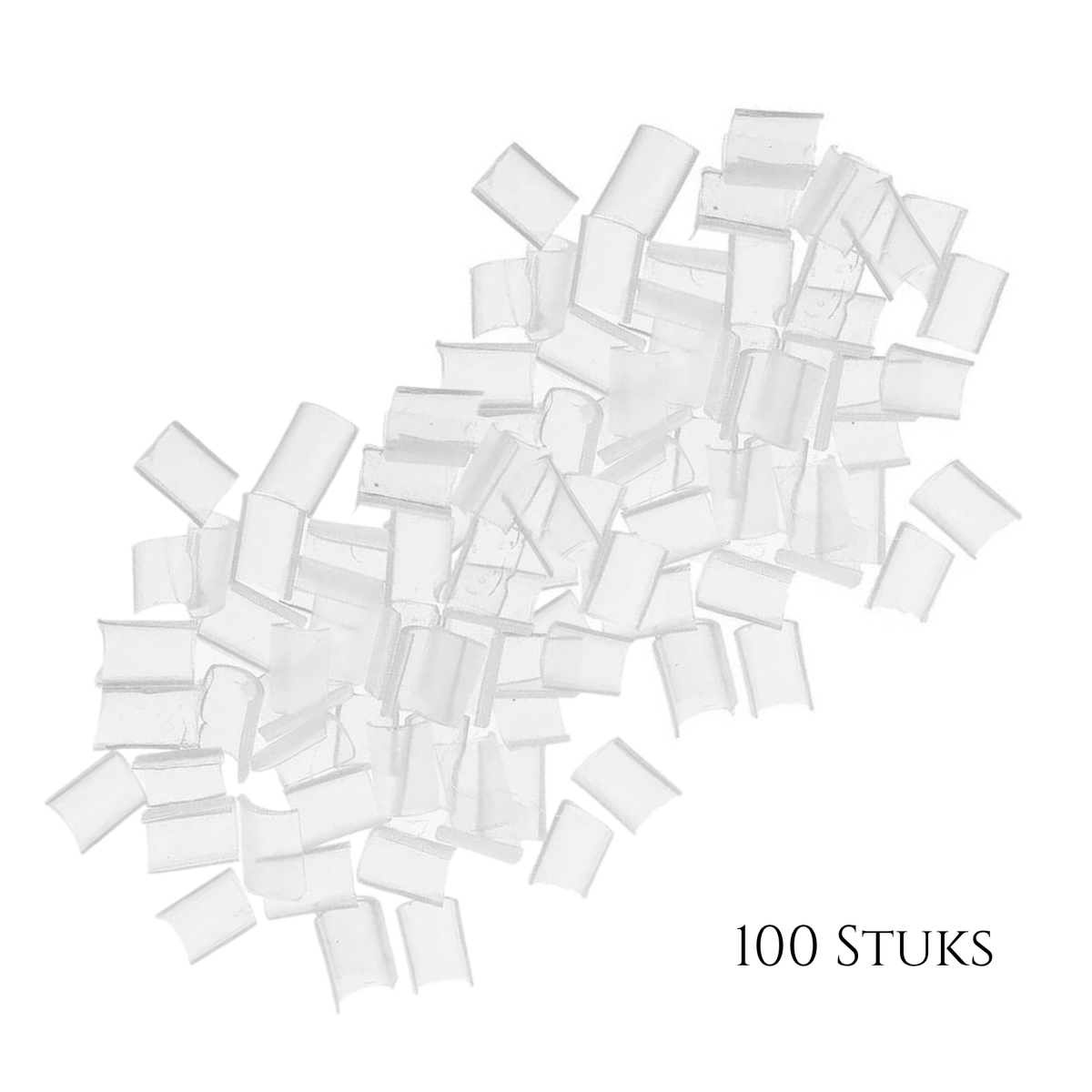 Thef keratine bondjes transparant, 100 stuks