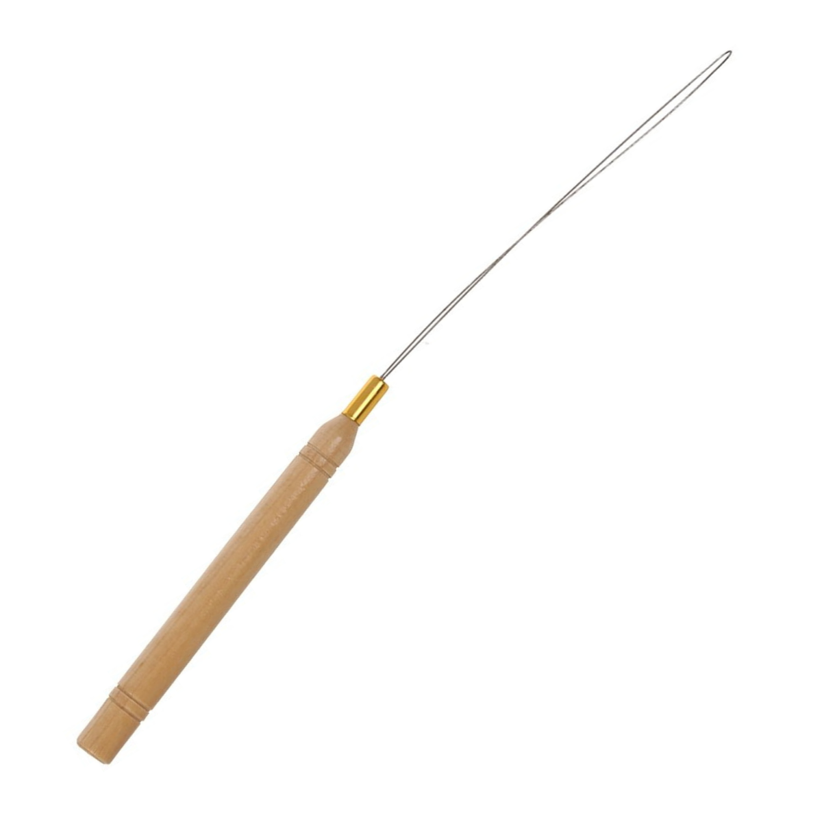 Thef micro ring loop needle with wooden handle