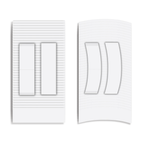 Thef pruiktape strips recht en C-contour op een vel