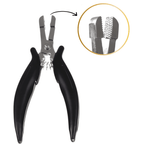 Thef verwijdertang voor extensions met platte bek, detail