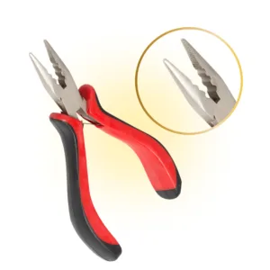 THEF microring en nanoring tang – rechte tang met gaatjes