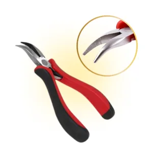 THEF microring en nanoring verwijder tang – gebogen tang zonder gaatjes