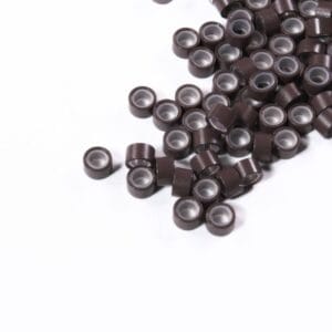 THEF microringen donkerbruin – 100 t/m 1000 stuks voor extensions