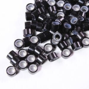 THEF microringen zwart – 100 t/m 1000 stuks voor extensions